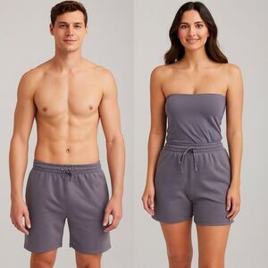 Men’s Primark solid light purple athletic shorts with pockets Cotton Blend M